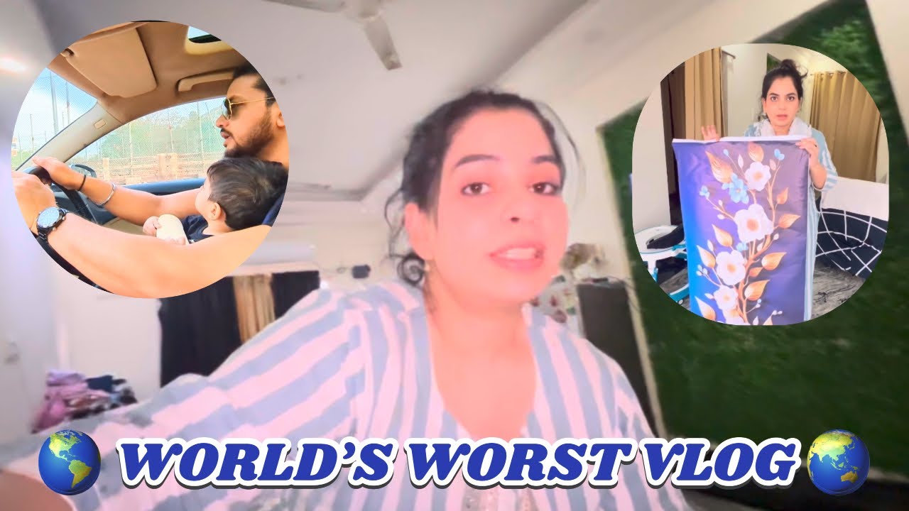 BINA SAR PAIR WALA DUNIYA KA PEHLA VLOG | RUKSHAR FATMA ALI