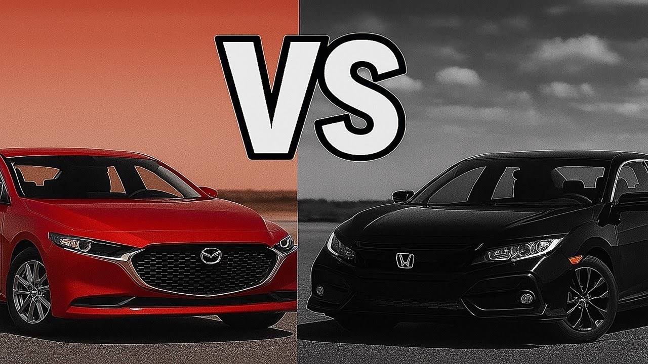 Comparison: Mazda3 VS Honda civic💥The Ultimate Luxury Showdown! Which One Wins?