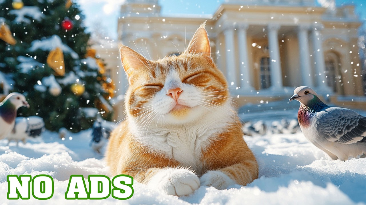12H Relaxing Cat Sounds 🐾 Deep Sleep & Stress Relief | Peaceful Night 🌙