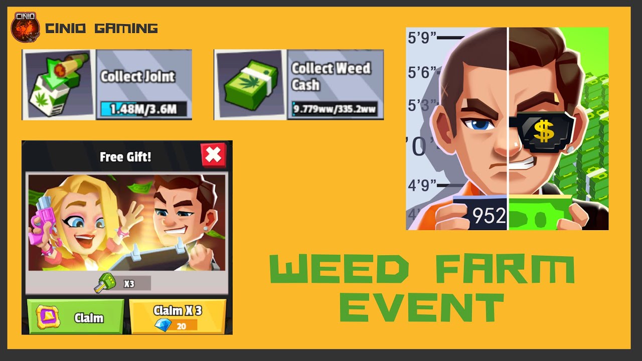 Idle Mafia - how to complete Weed Event without diamonds!