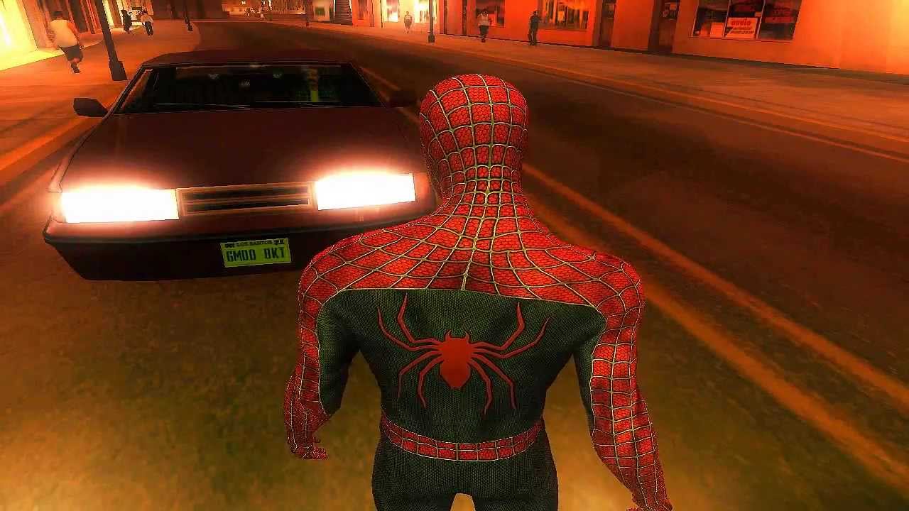 GTA San Andreas Spiderman Mod v1.0 2013