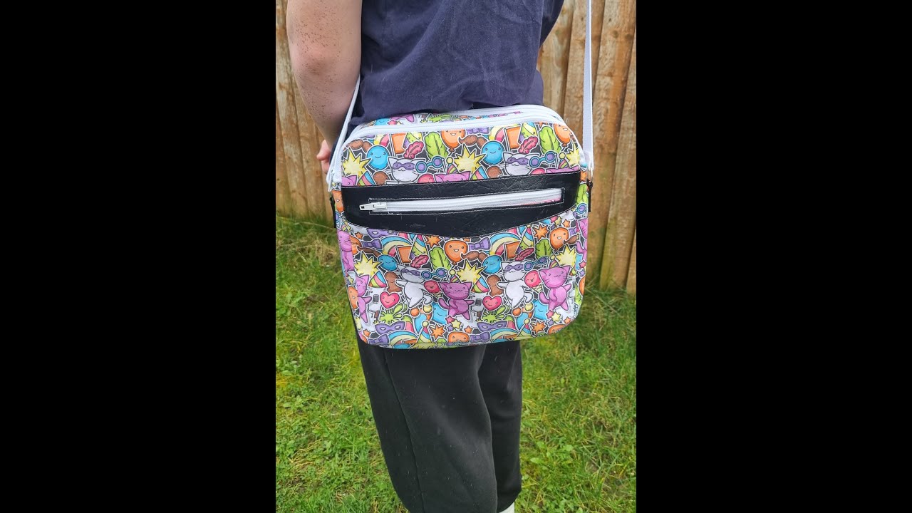 Yara double compartment crossbody bag by RLR creations