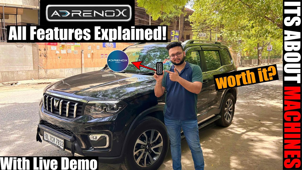 ADRENOX Activation & Features Explained with Live Demo in Scorpio N | Connected Car Features