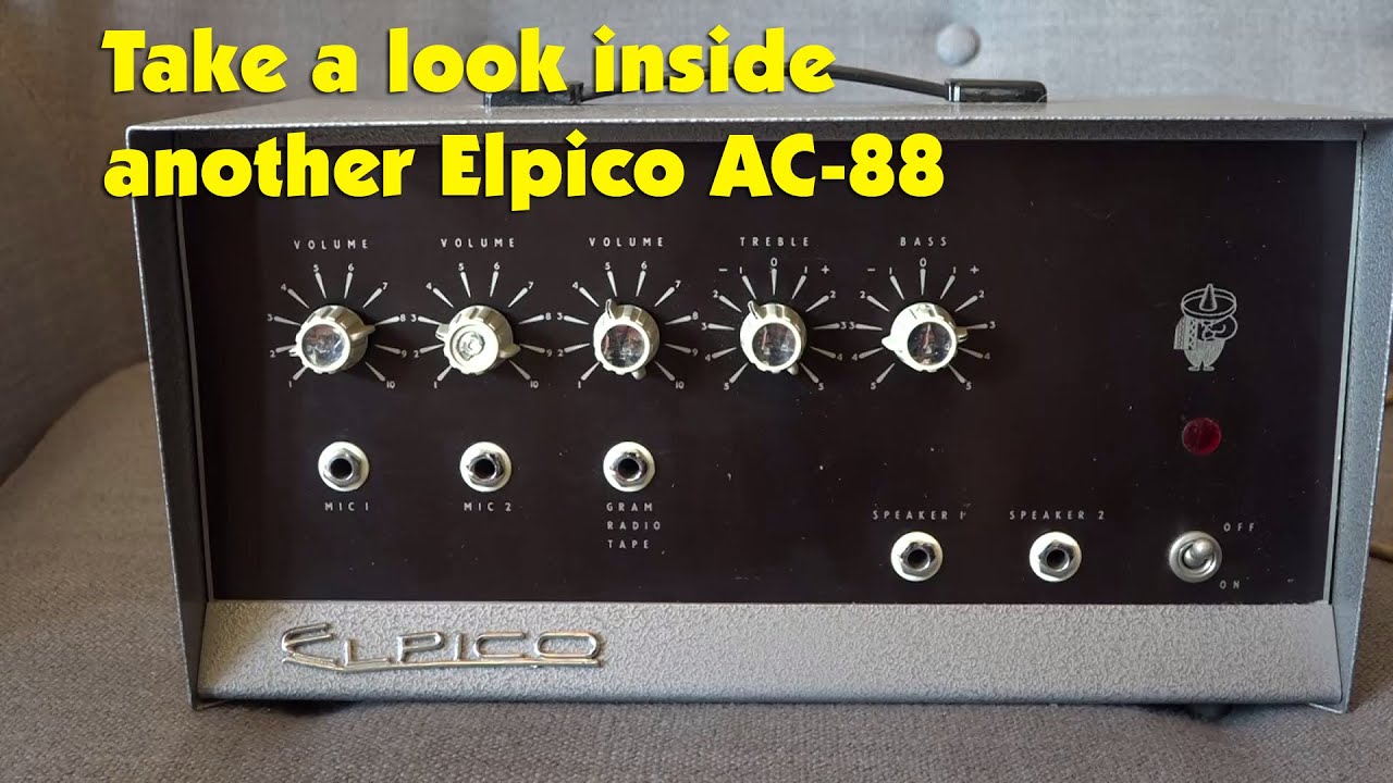 Take a look at another Elpico AC-88 Amplifier from 1963