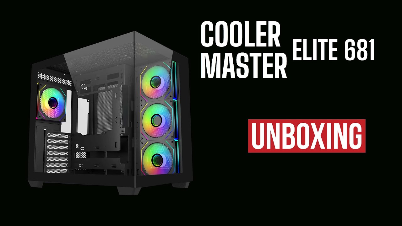 Cooler Master Elite 681 Case Unboxing