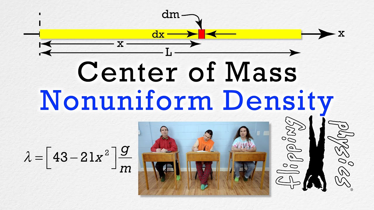 Nonuniform Density Center of Mass
