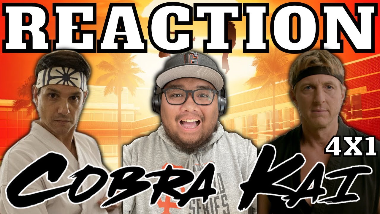 Cobra Kai 4x1 REACTION!! | Let's Begin | The Karate Kid | Johnny Lawrence | Daniel LaRusso