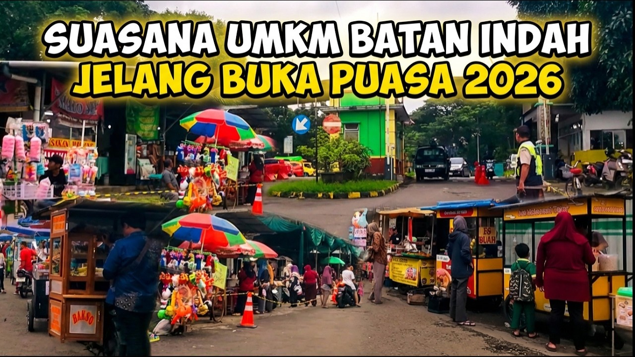 Suasana UMKM Batan Indah Jelang Buka Puasa 🌙 | Persiapan Takjil & Menunggu Pembeli Datang
