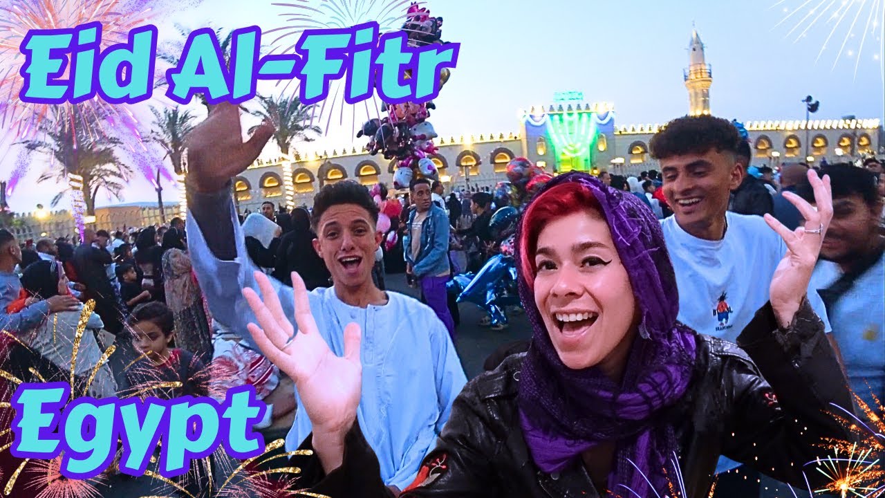 Muslim Holiday Eid Al Fitr at the Oldest Mosque in Egypt