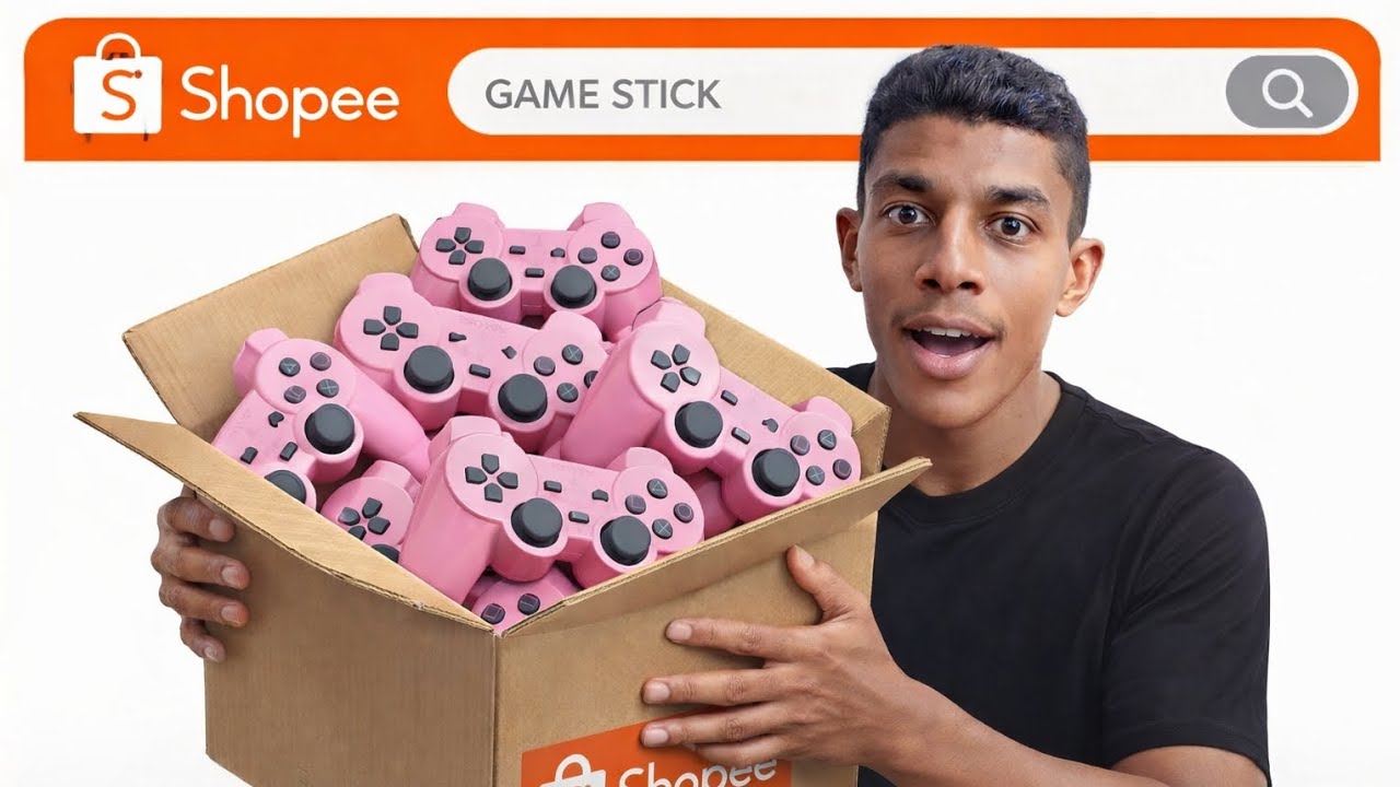 Achei um controle de PS2 raro e baratíssimo na Shopee 😱🔥