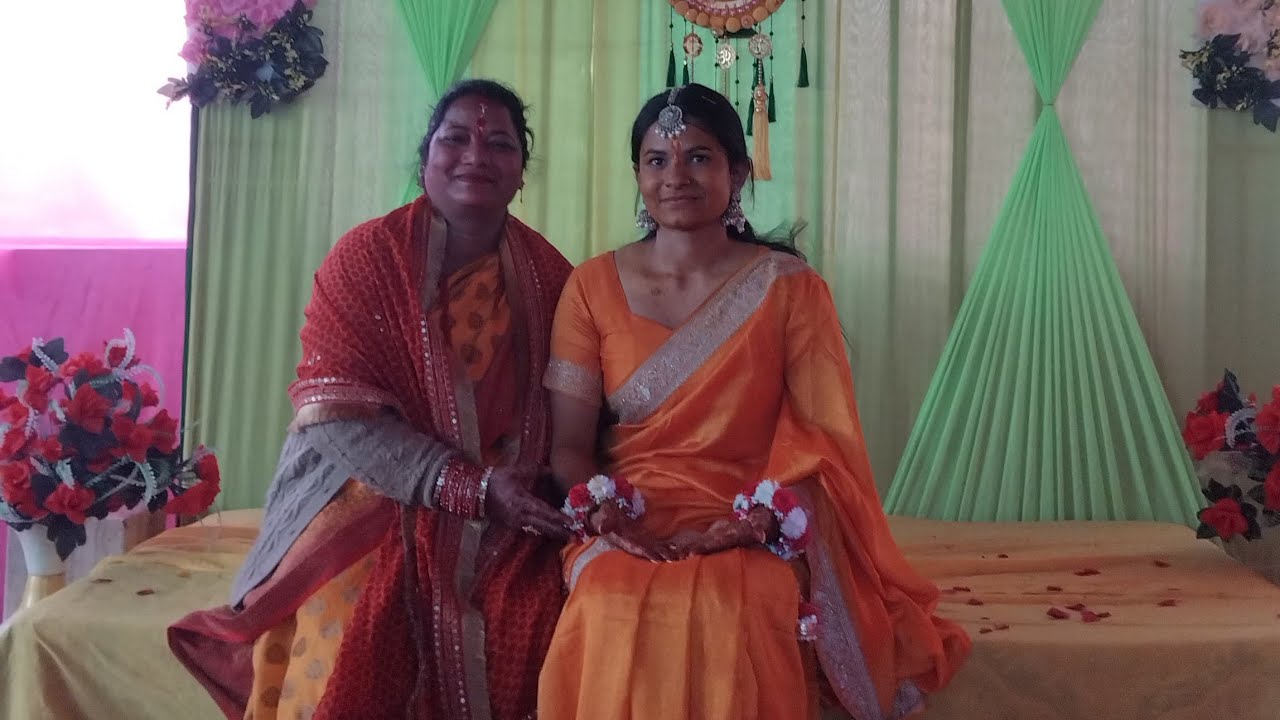 खुबसुरत रीति रिवाज के साथ🩷 हल्दी