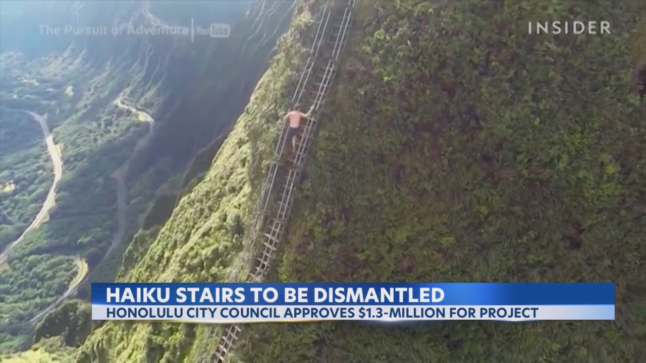 Infamous Haiku Stairs to be dismantled after months-long budget deliberations