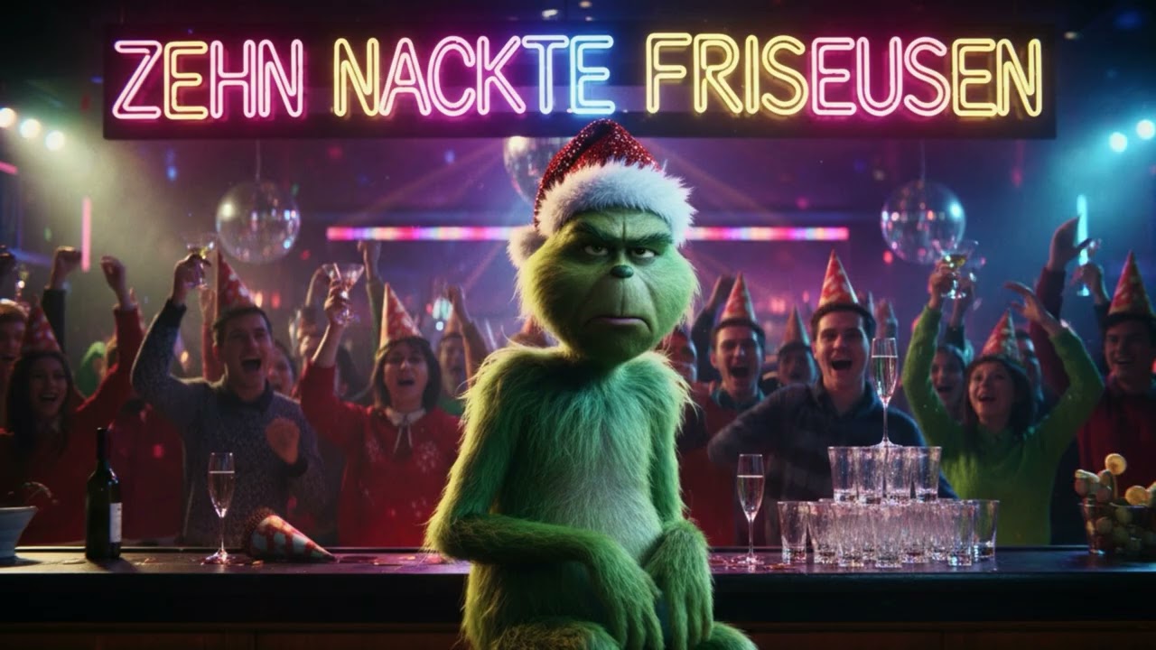 Zehn nackte Friseusen (Der Grinch versteht es nicht!) ✂️🚫💇‍♂️