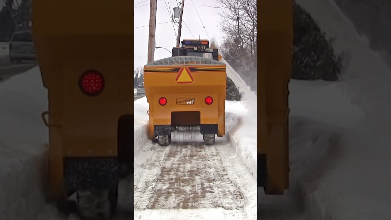 Elevate Your Winter Maintenance with the Trackless Tow Behind Spreader! ❄️🚜
