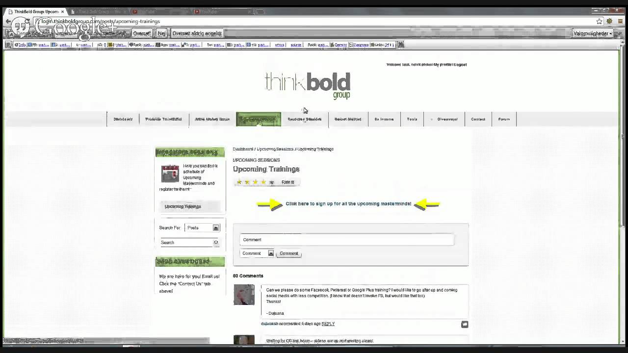 Think Bold Group Review - Adam Horwitz