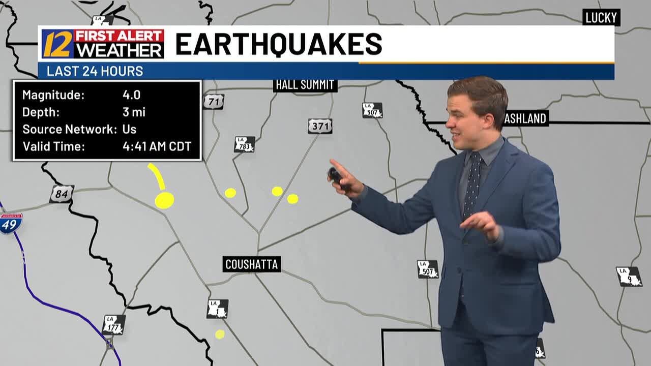 Earthquake rattles the town of Edgefield, La., Mar. 9, 2026
