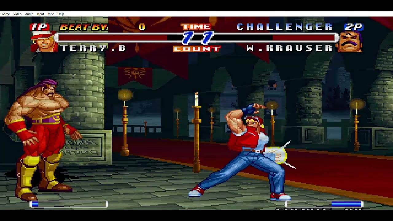 Real Bout Fatal Fury 2   The Newcomers  Terry full combo