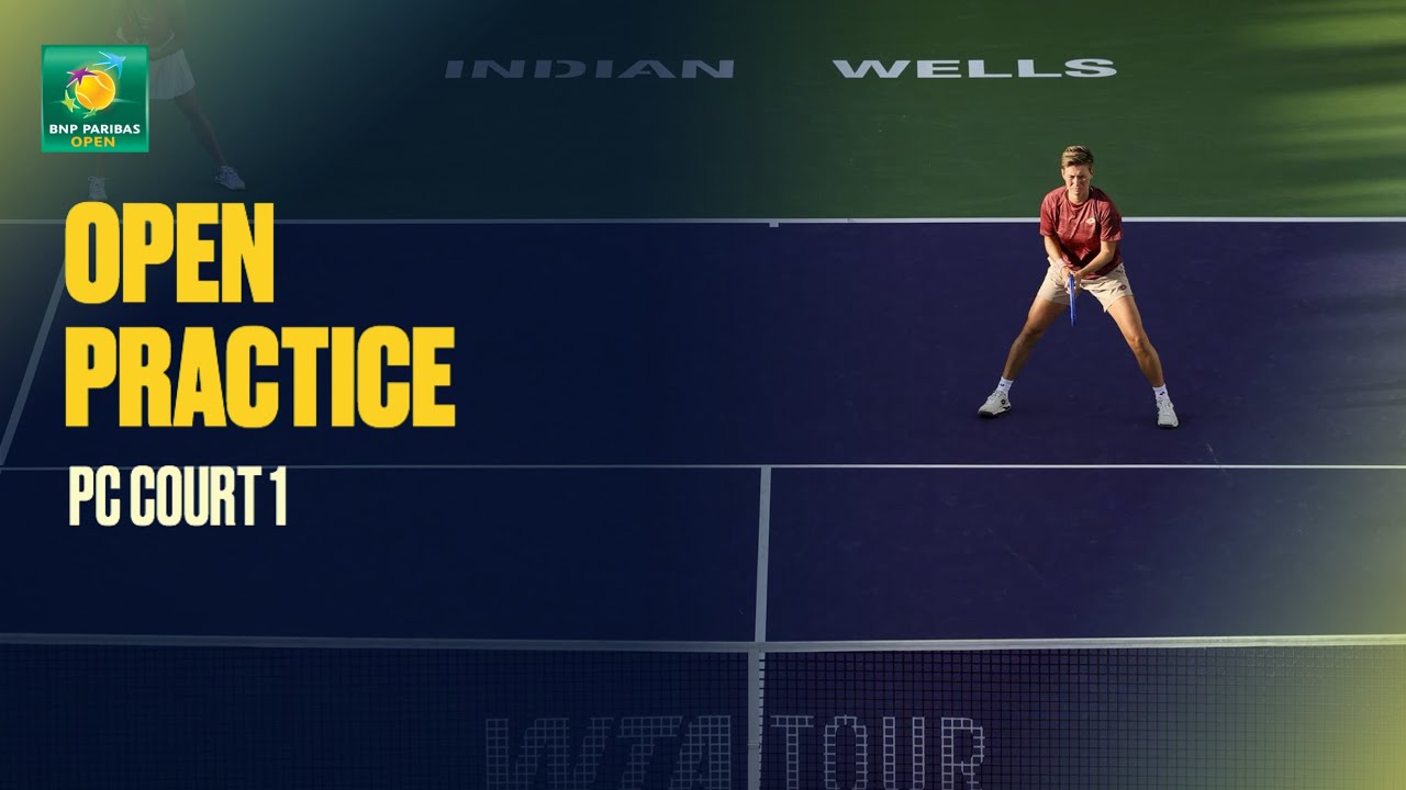 LIVE: Open Practice on PC 1 | BNP Paribas Open 2026 | 09.03.26