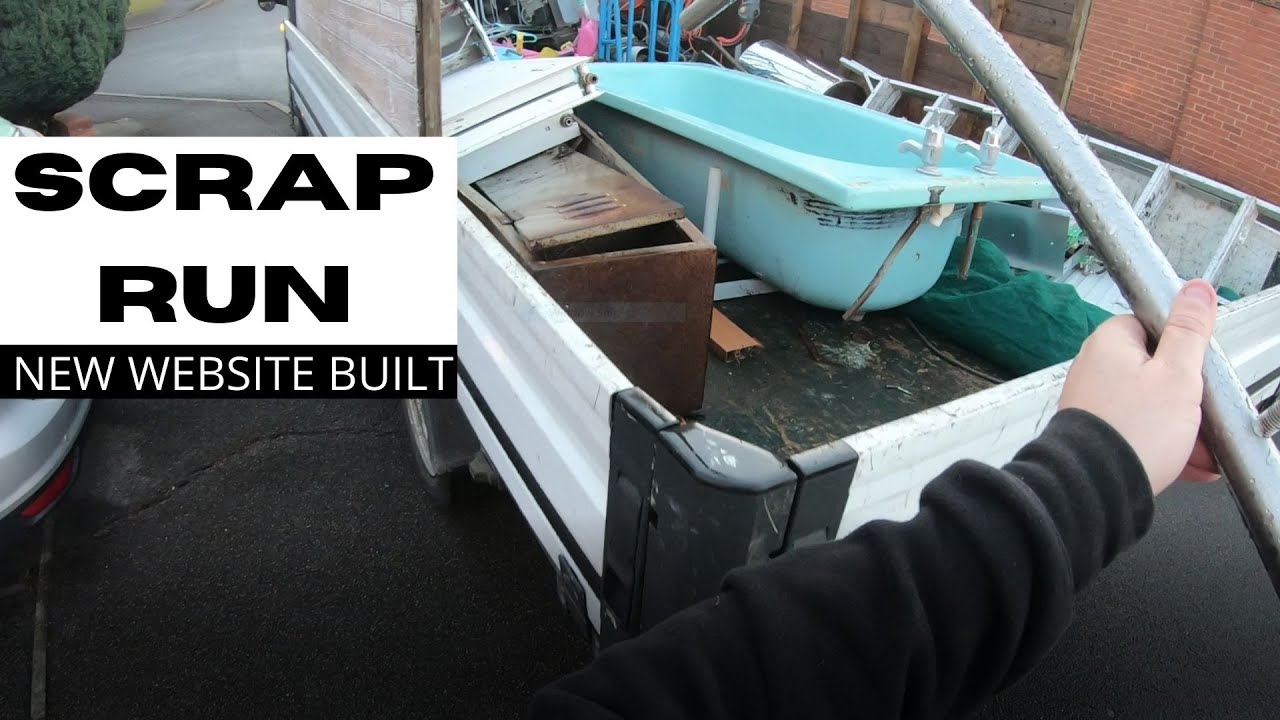 Scrap Run. A Week Of Scrap Collecting And WEIGHING It In. My New Website Is Live