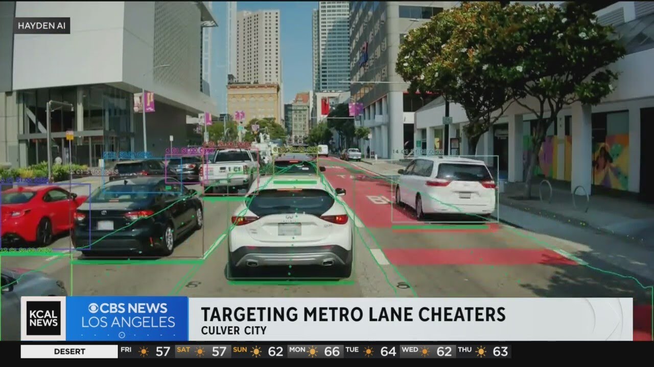 New AI system will allow cameras on Metro buses to highlight, ticket cars parked in bus lanes