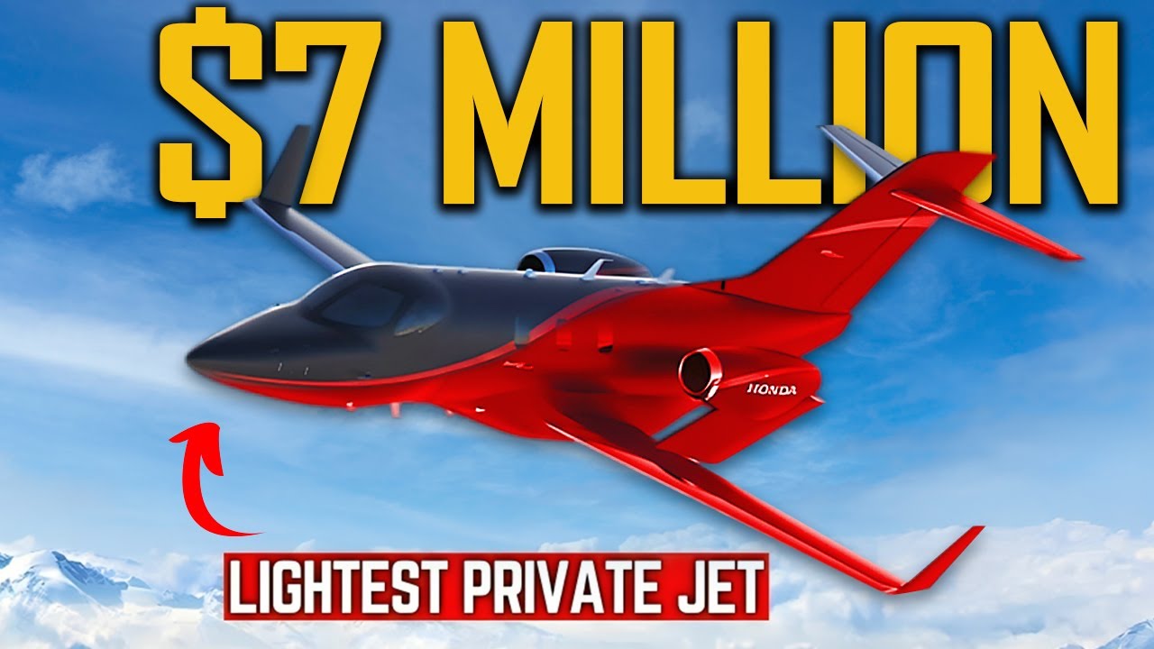 Внутри нового Honda Jet Elite II стоимостью 7 миллионов долларов | Самый лёгкий частный самолёт