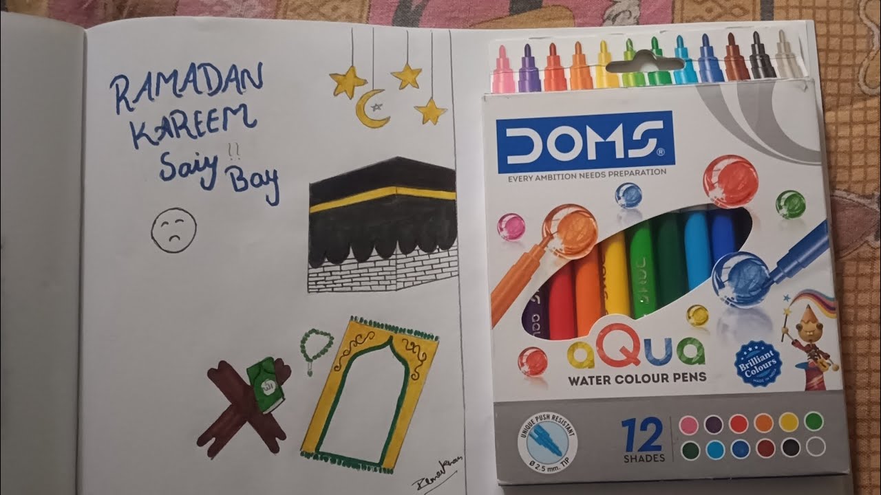 My sunday morning drawing 🕋🩵💗#easyartlover #pleasesubscribe #art 