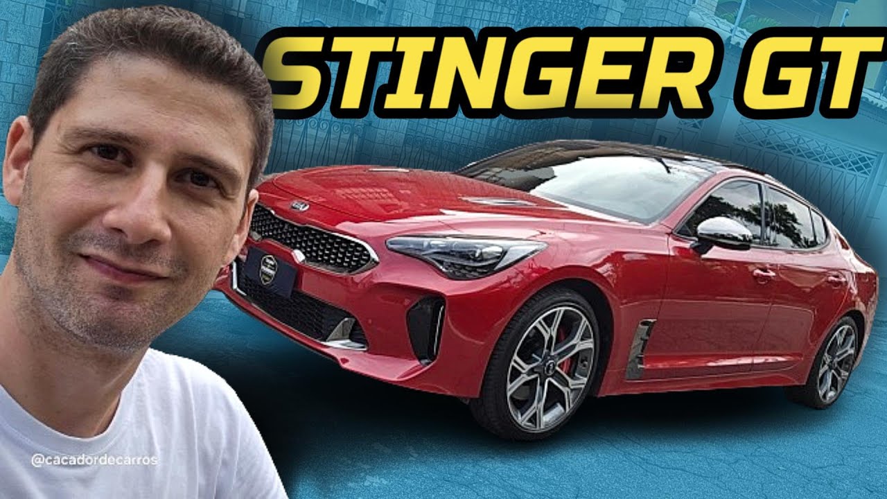 KIA STINGER, V6 Biturbo com 370 cv, apenas 37 no Brasil // Caçador de Carros