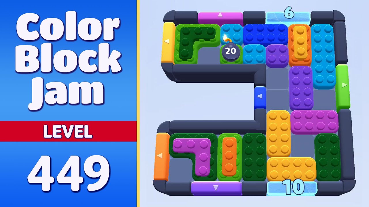 Color Block Jam Level 449 | Every Puzzle Solved! 🎯