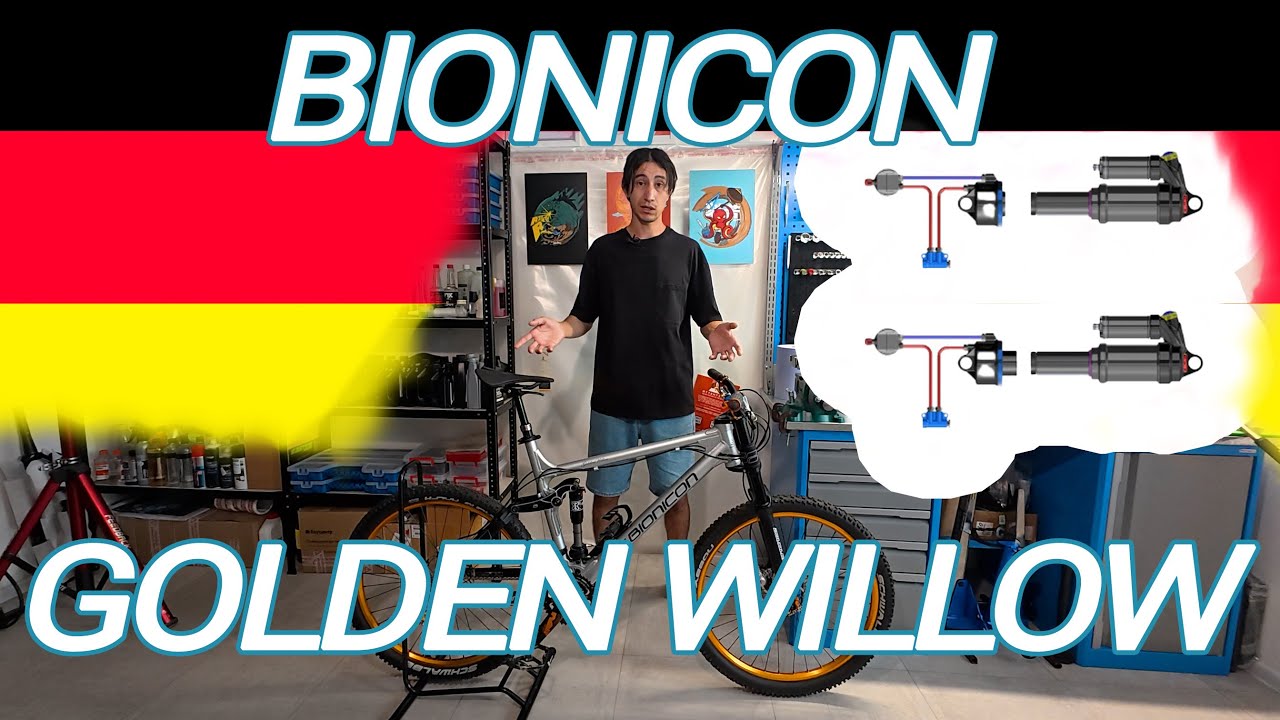 Редкий Bionicon байк два в одном Golden willow Scandium на пневмоподвевске такой уже не найти