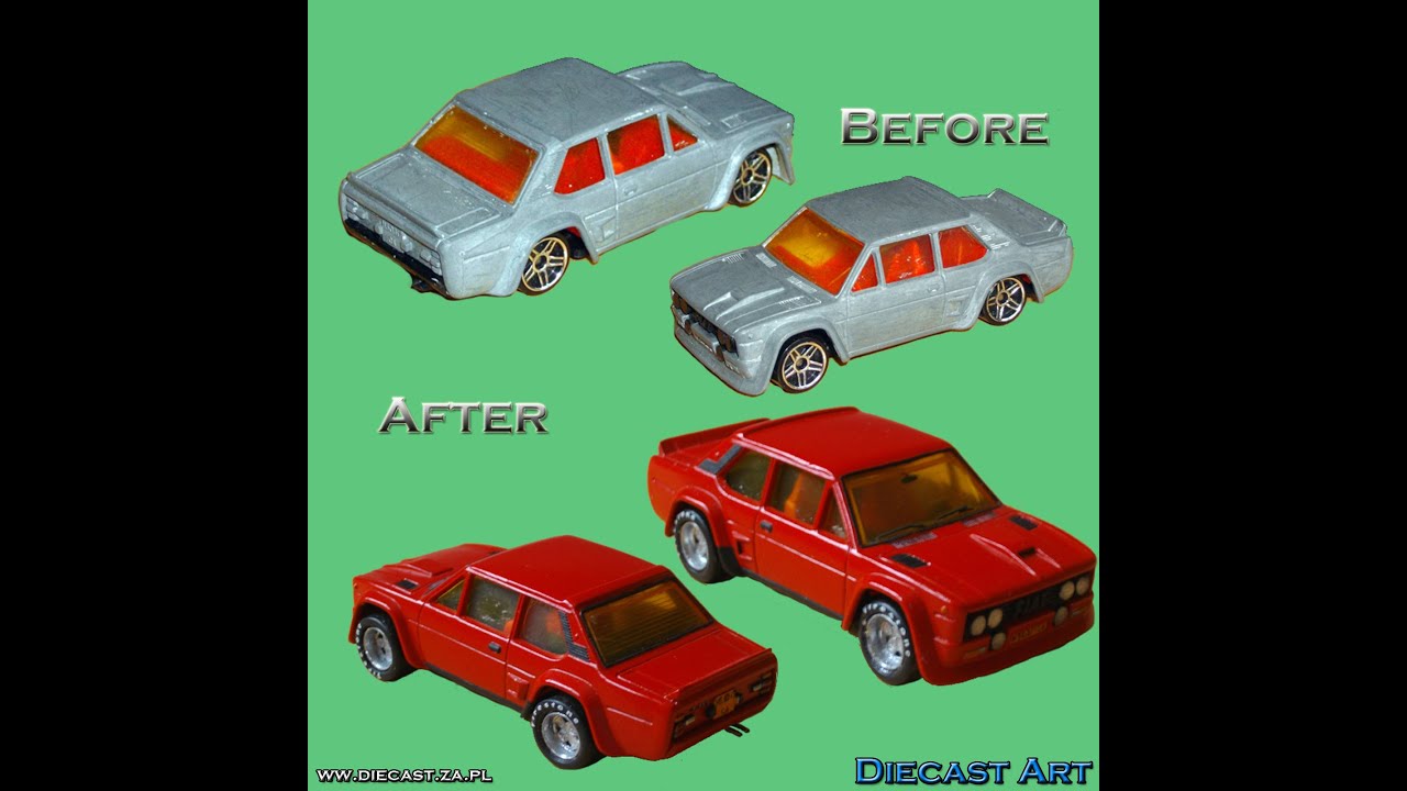 Fiat 131 Mirafiori - Matchbox - Renowacja 2011