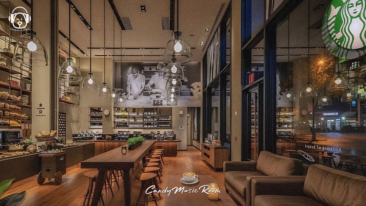 Starbucks Reserve Inspired Playlist ☕ Evening Jazz Cafe Music for Relax & Focus