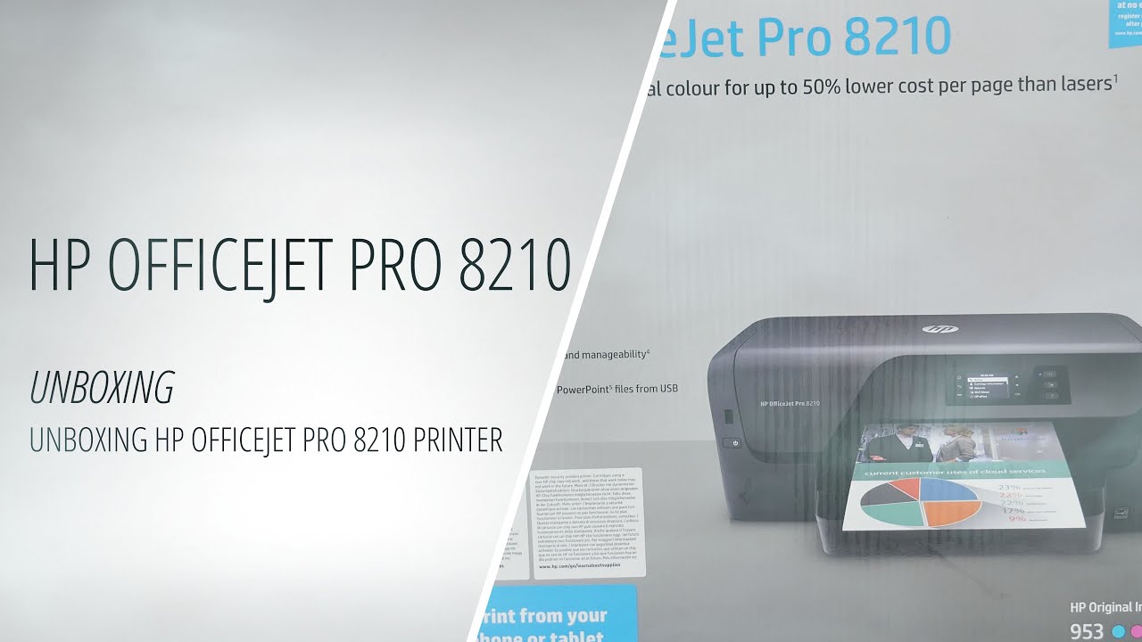 HP OfficeJet Pro 8210 Printer [Unboxing]