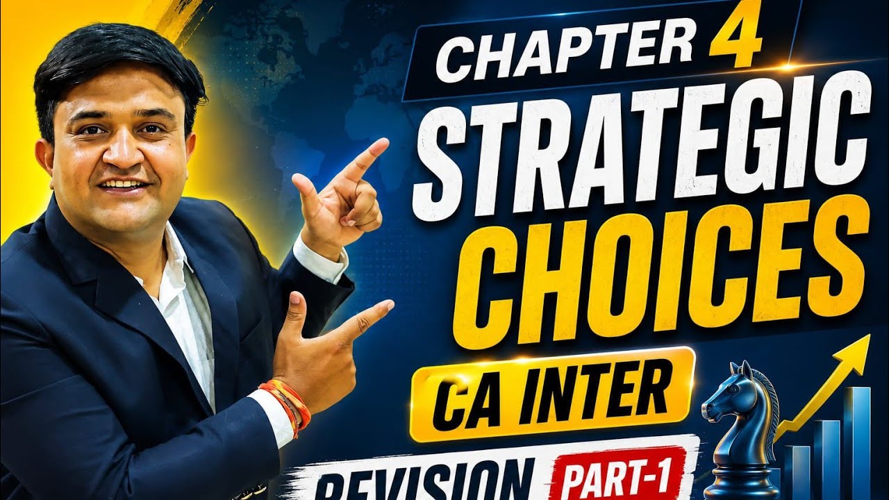 Chapter-4: Strategic Choices Revision Part-1