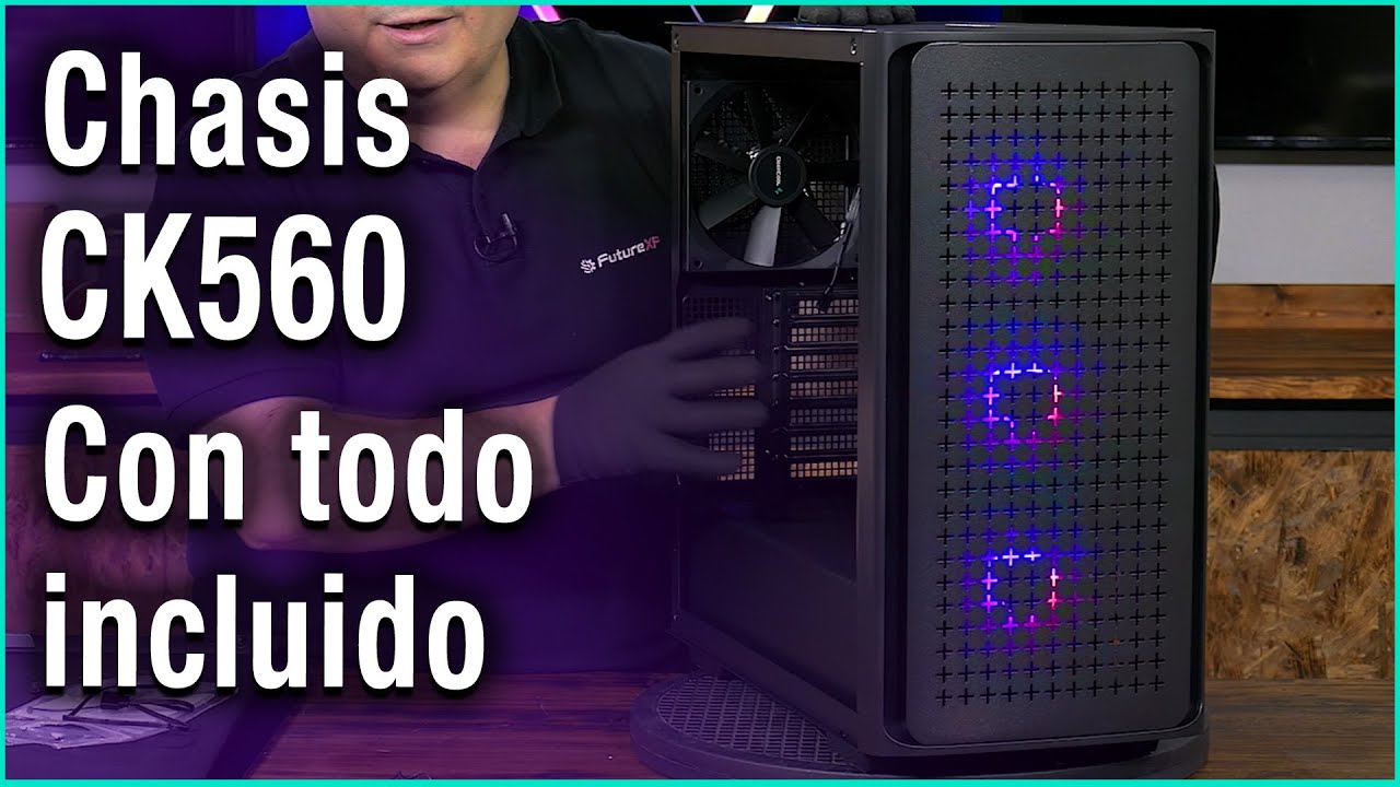 DeepCool CK560, chasis con ventiladores ARGB incluidos