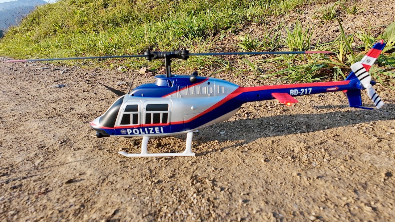 Police Bell 206 Jet Ranger | Outdoor Flight | New RC ERA C138 PRO