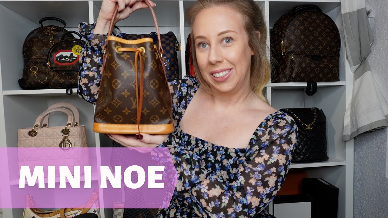 LOUIS VUITTON MINI NOE | WHY NANO BAGS ARE SO HOT + WIMB