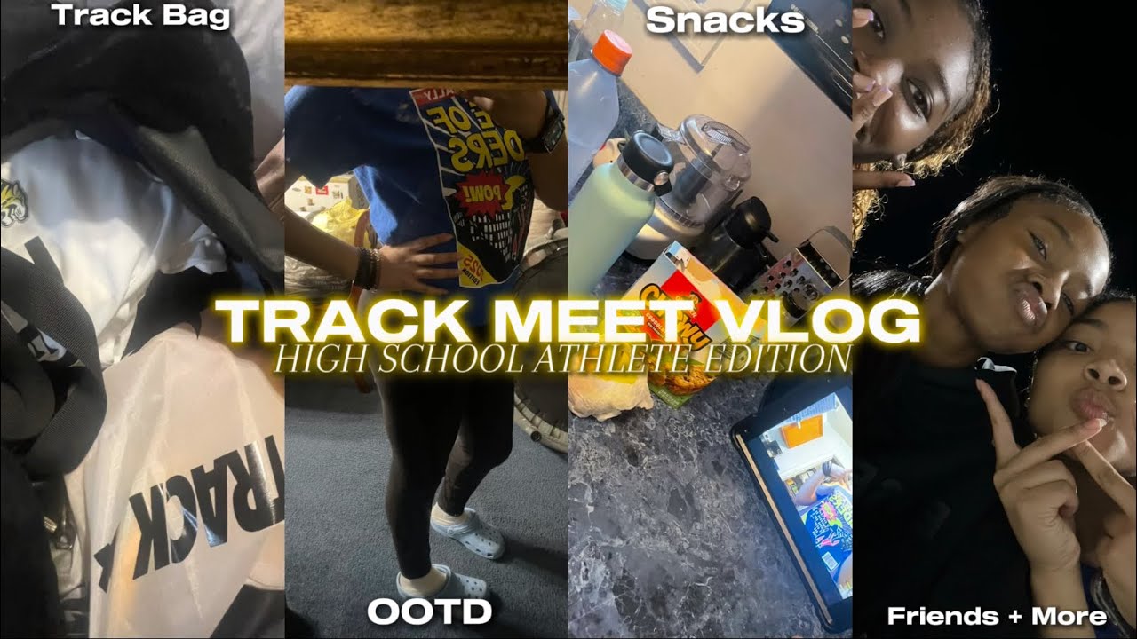 TRACK MEET VLOG! *GONE WRONG* (i got hurt??) || Alondra #sports #track 