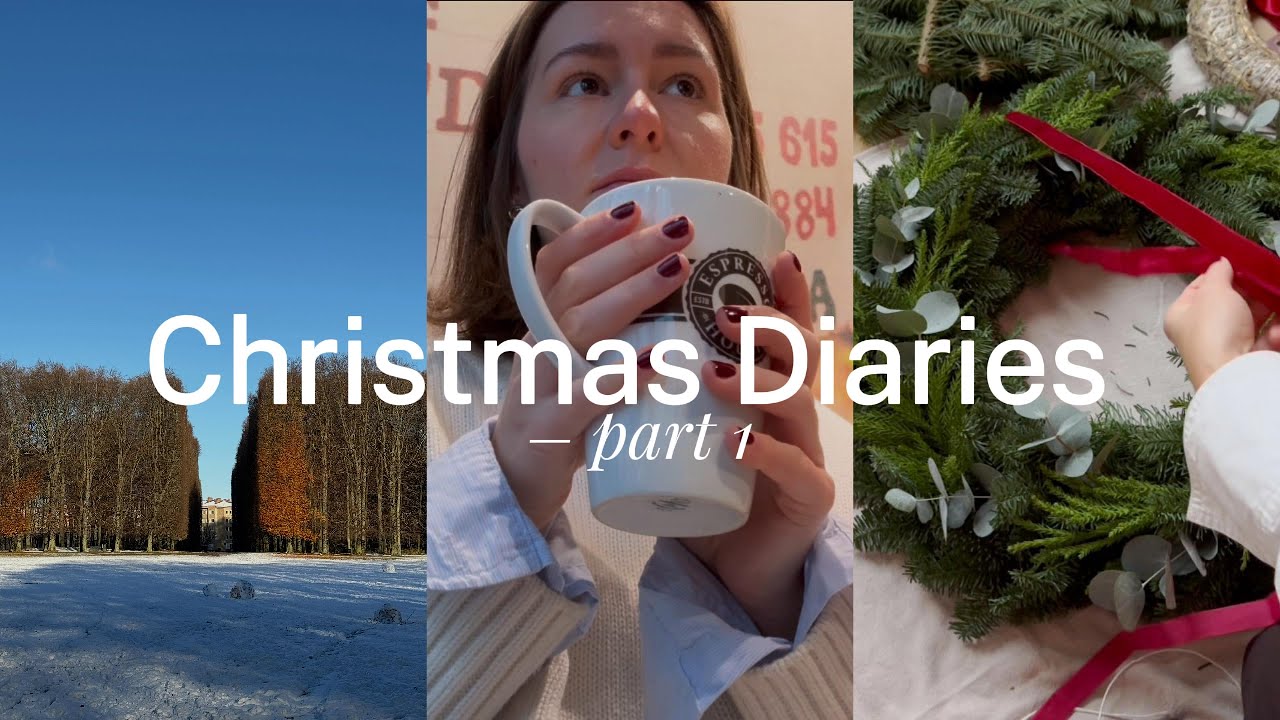 Christmas Diaries in Sweden – part 1 | snowy run, cosy café & festive prep