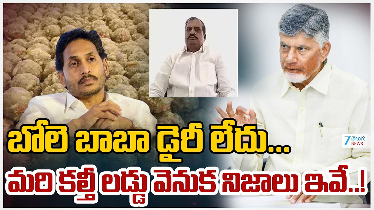 Linga Reddy About Laddu Ghee Adulteration Case|బోలె బాబా డైరీ లేదు.మరి కల్తీ లడ్డు వెనుక నిజాలు ఇవే!