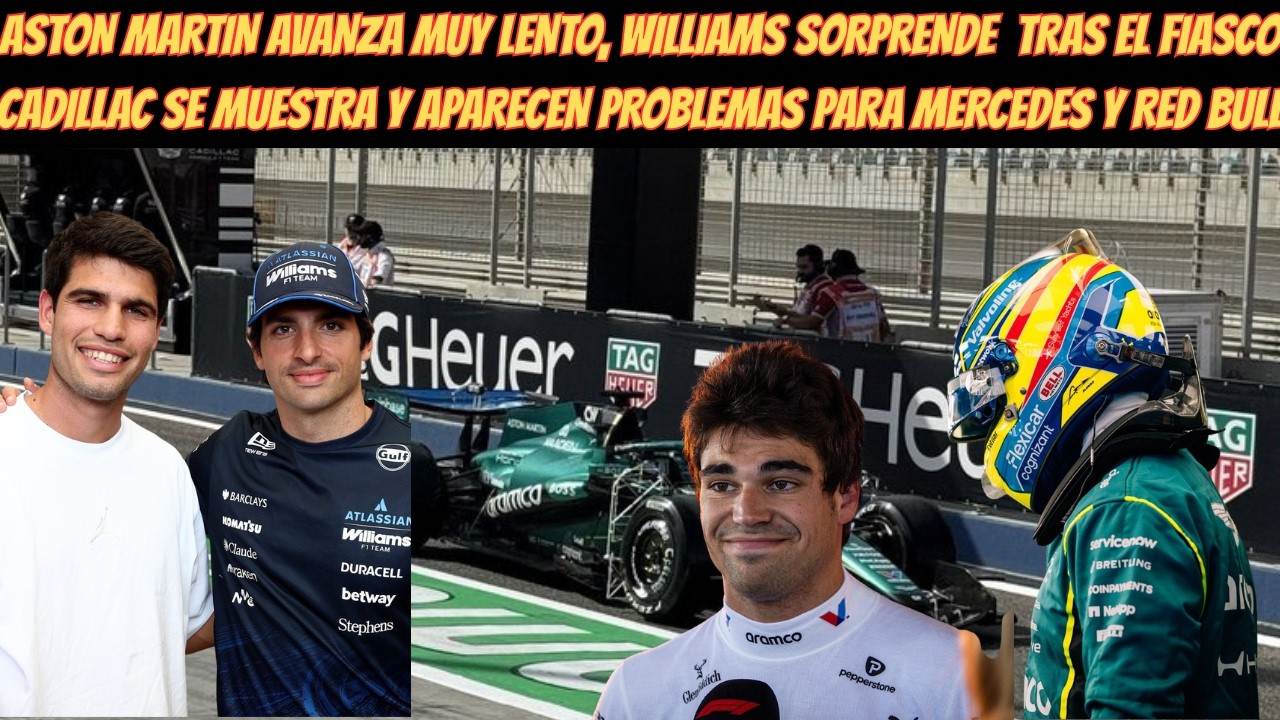 💣¡FERNANDO ALONSO SUPERA LOS 300KM/H, WILLIAMS SE ASIENTA Y PROBLEMAS PARA MERCEDES Y RED BULL!