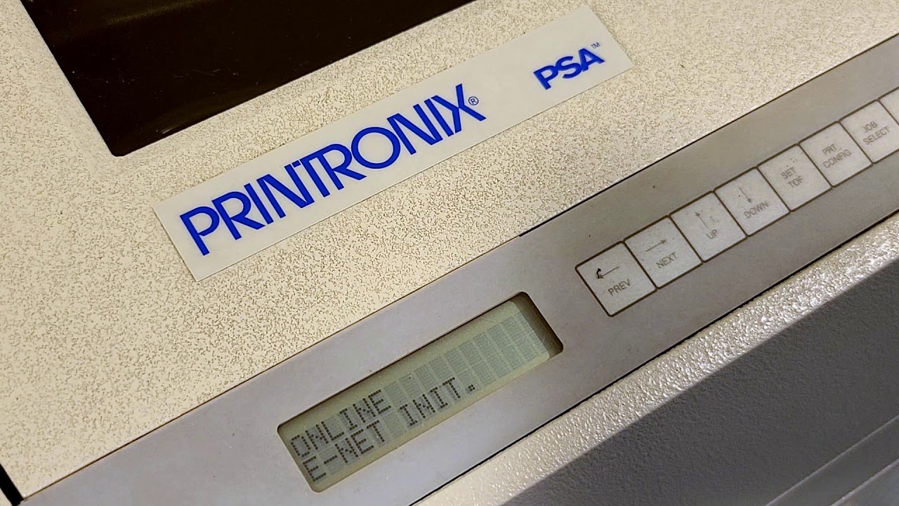 Massive 1990s Printronix dot matrix printer