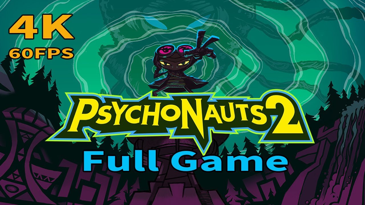 PSYCHONAUTS 2 Full Game Walkthrough [4K 60FPS]