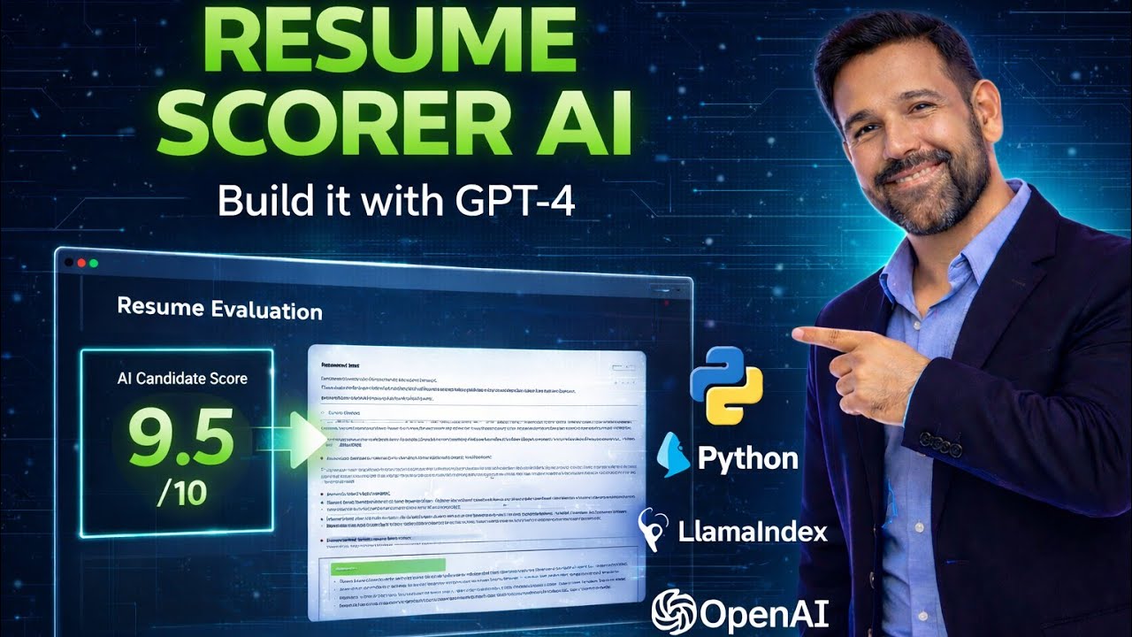 AI Resume Checker App with GPT-4: Python & Streamlit Tutorial