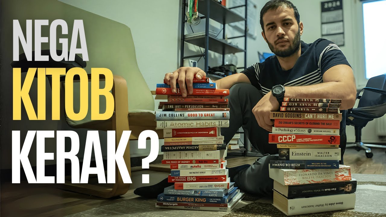 1 yilda 30 ta Kitob O'qish / Ko&lsquo;p kitob o&lsquo;qishdan foyda bormi? / Nimalar o'zgardi ?