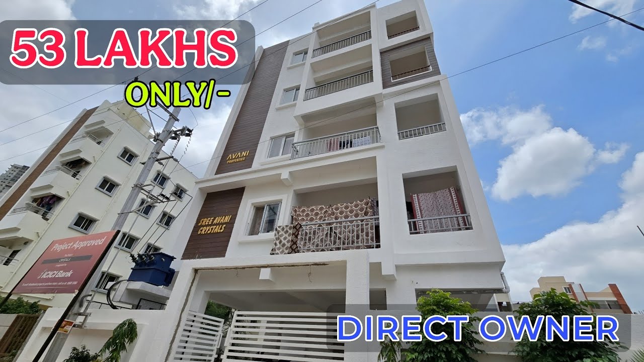 53 LAKHS ONLY DIRECT OWNER FLAT FOR SALE HYDERABAD ELIP PROPERTY