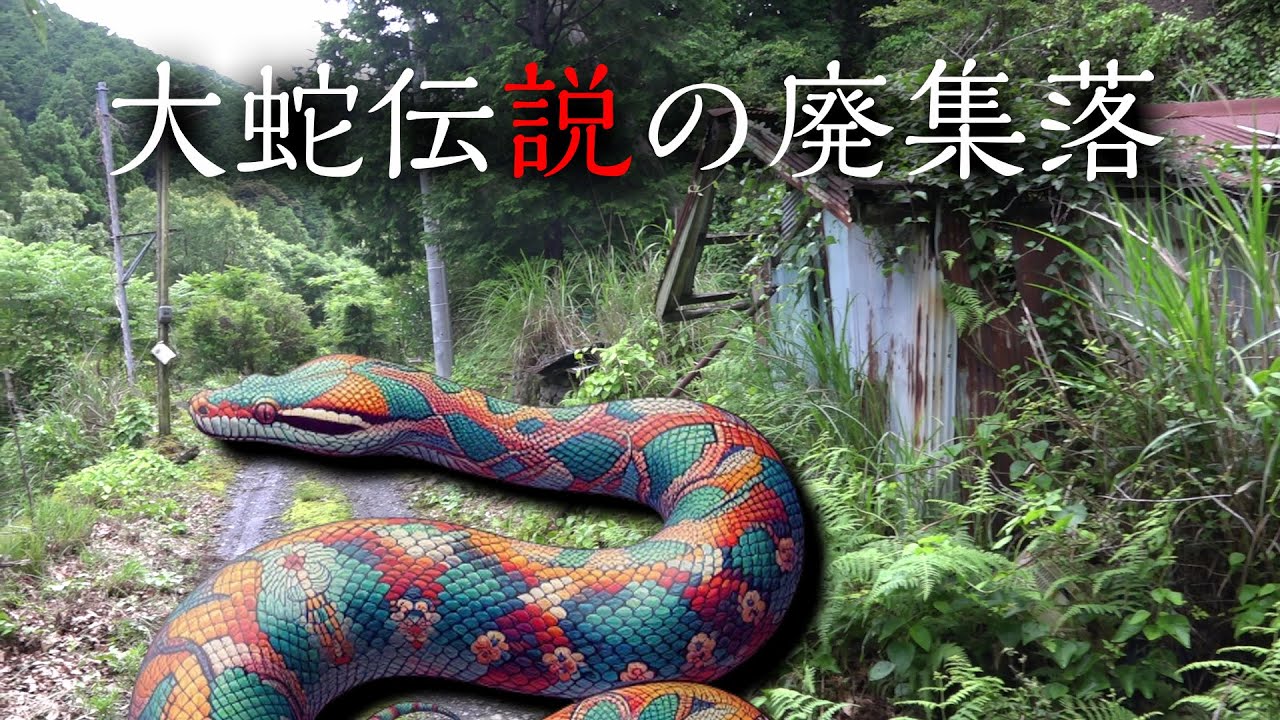 【廃村探索】大蛇伝説の廃集落へ行くクマ恐怖症の50代男性【和歌山】広川町