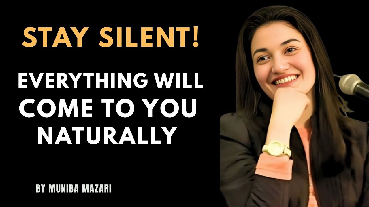 Everything Will Come To You Naturally | The Power Of Silence – Muniba Mazari Speech