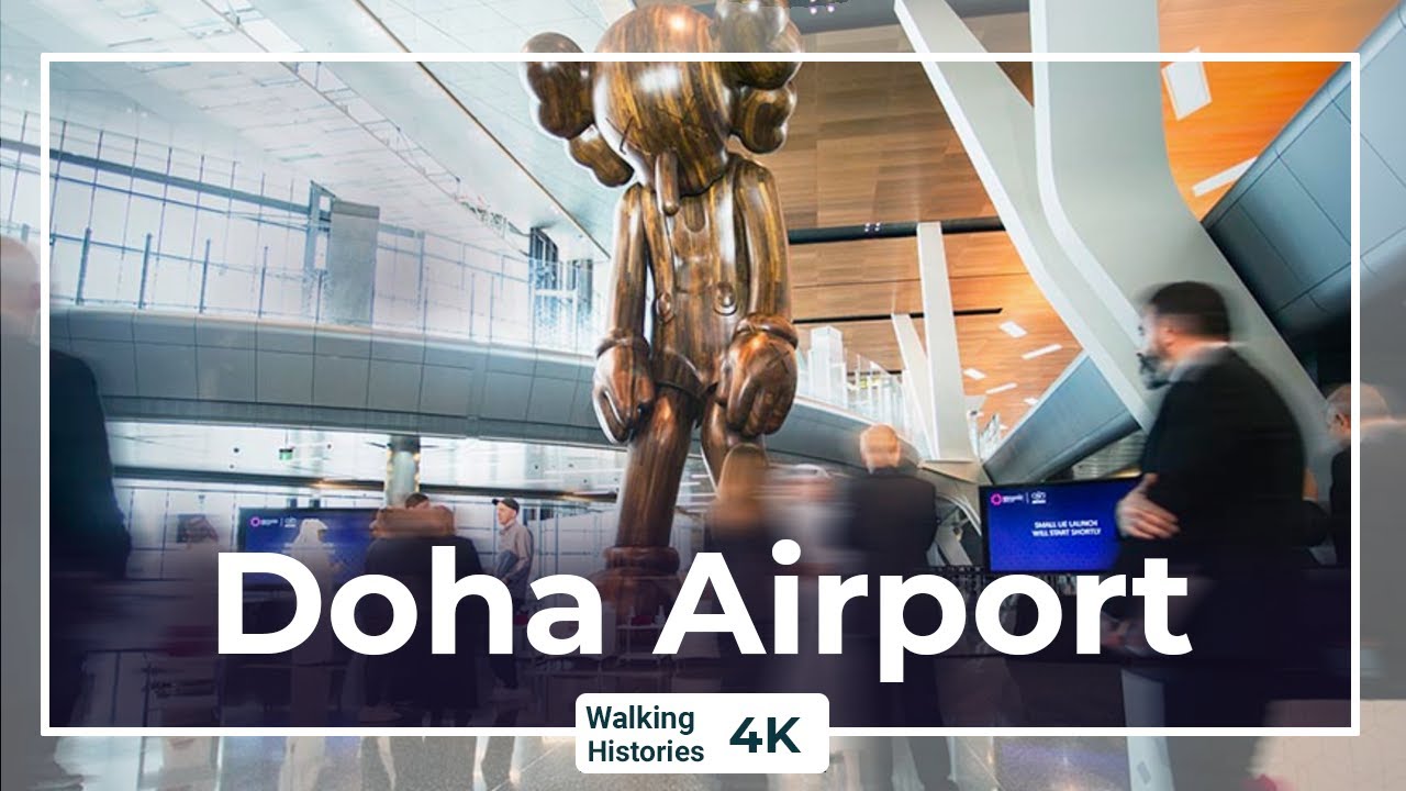 Hamad International Airport | 4K Walking Tour Doha, Qatar (Gates CD&E + Duty Free)