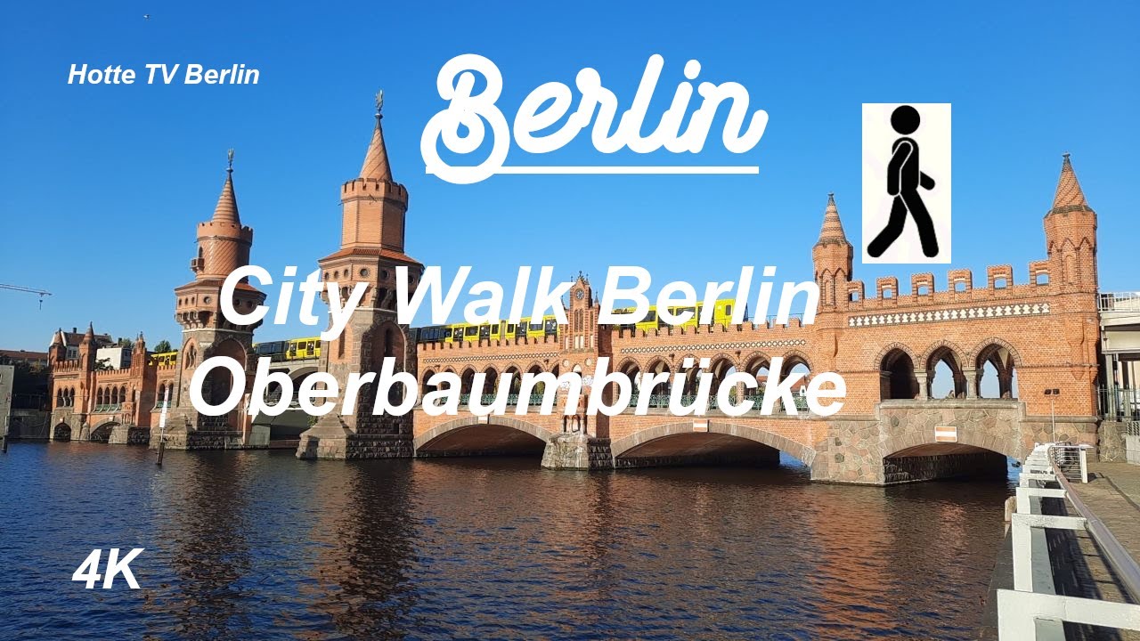 [4K] Berlin | City Walk Oberbaumbrücke