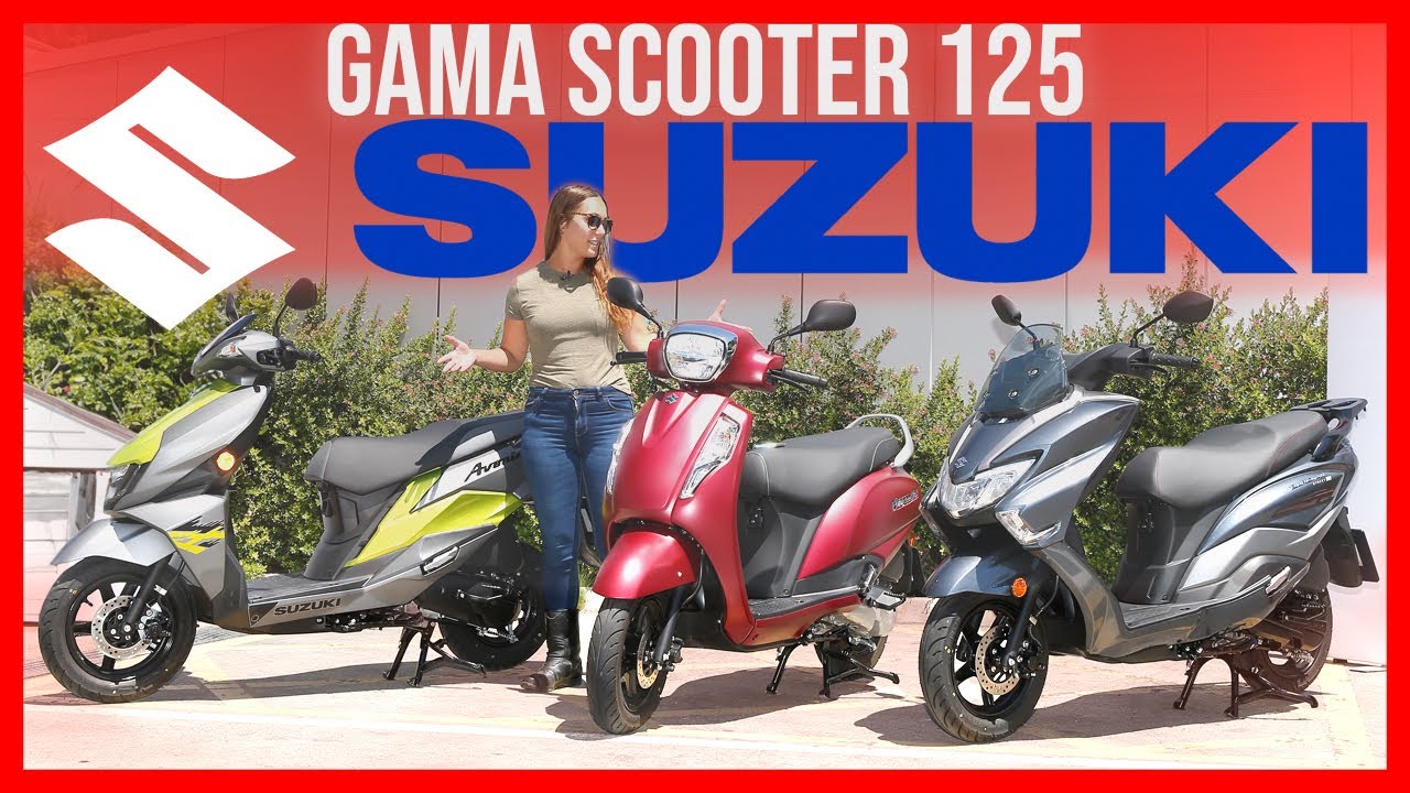 Prueba Gama Suzuki Scooter 125 | Burgman Street 125 EX | Avenis 125 | Address 125